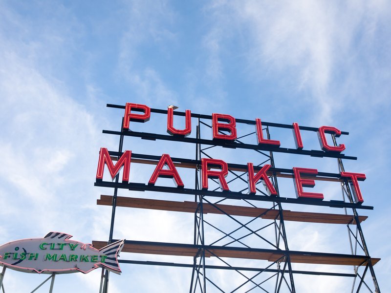Pike Place Market Sign